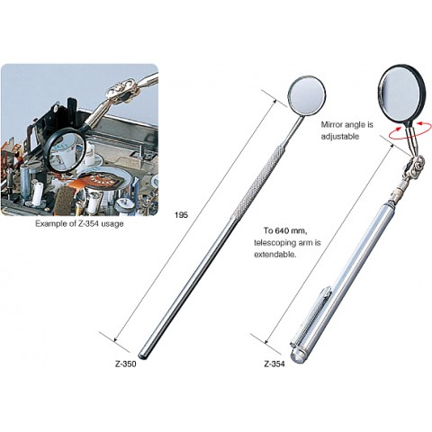 HZ Z354   INSPECTION MIRROR / BALL JOINT MIRROR 